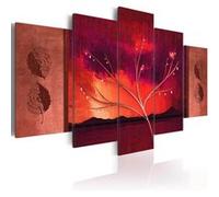 Tableau Imprimé "Carmine Autumn" 100 x 200 cm Multicolore G