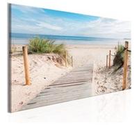 Tableau Imprimé "Charming Beach" 40 x 120 cm Multicolore G