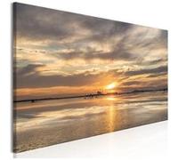 Tableau Imprimé "Cloudy Evening Narrow" 50 x 150 cm Multicolore G