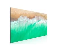 Tableau Imprimé "Coast Narrow Green" 40 x 120 cm