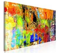 Tableau Imprimé "Colourful Abstraction Narrow" 45 x 135 cm Multicolore G