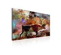Tableau Imprimé "Colourful Caribou" 40 x 60 cm Multicolore G