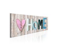 Tableau Imprimé "Colourful Cottage" 40 x 120 cm Multicolore G