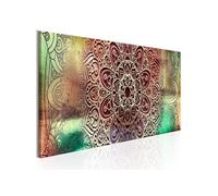 Tableau Imprimé "Colourful Mandala" 50 x 150 cm Multicolore G