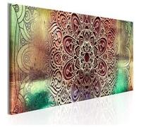 Tableau Imprimé "Colourful Mandala" 50 x 150 cm Multicolore G