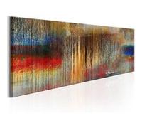 Tableau Imprimé "Colourful Rainstorm" 40 x 120 cm Multicolore G