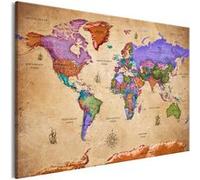 Tableau Imprimé "Colourful Travels Wide" 80 x 120 cm Multicolore G