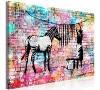 Tableau Imprimé "Colourful Washing Wide" 80 x 120 cm