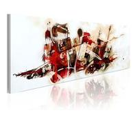 Tableau Imprimé "Compilation" 40 x 120 cm Multicolore G