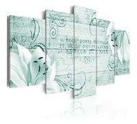 Tableau Imprimé "Coolness of Lily" 50 x 100 cm Multicolore G