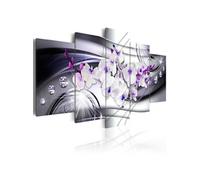 Tableau Imprimé "Coolness of Orchid" 50 x 100 cm