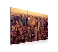 Tableau Coucher de soleil sur New York-Taille L 60 x H 40 cm Imprimé