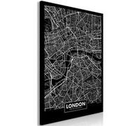 Tableau Artgeist Tableau - Dark Map of London (1 Part) Vertical - 40x60 (2859)