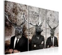 Tableau Deer in Suits I-Taille L 90 x H 60 cm Imprimé