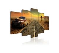 Tableau Imprimé "Difficult Road" 100 x 200 cm Multicolore G