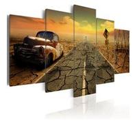 Tableau Imprimé "Difficult Road" 100 x 200 cm Multicolore G