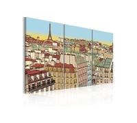 Tableau Imprimé "Douce Paris" 60 x 90 cm Multicolore G