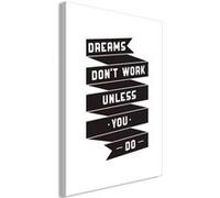 Tableau - Dreams don't work (1 Part) Vertical - 60x90 (3131)