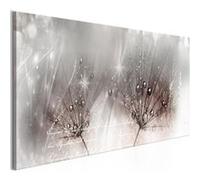 Tableau Drops of Dew (1 Part) Pink Narrow-Taille L 135 x H 45 cm