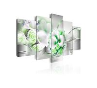 Tableau Imprimé "Emerald Bouquet" 100 x 200 cm