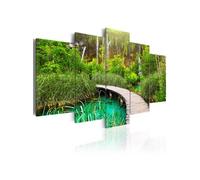 Tableau Imprimé "Emerald Trail" 100 x 200 cm