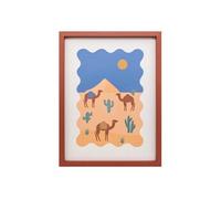 - Tableau Imprimé Encadré "Marrakech" 30x40cm Multicolore