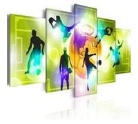 Tableau Imprimé "Energy of the Game" 100 x 200 cm Multicolore G