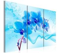 Tableau Imprimé "Ethereal Orchid Blue" 60 x 90 cm Multicolore G