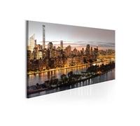 Tableau Imprimé "Evening Manhattan" 60 x 120 cm