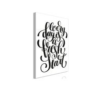 Tableau Imprimé "Every Day is a Fresh Start" 80 x 120 cm Imprimé G