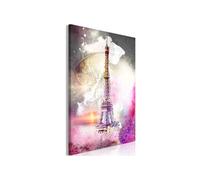 Tableau Imprimé "Fairytale Paris" 40 x 60 cm Multicolore G