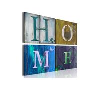 Tableau Faites comme chez vous-Taille L 80 x H 80 cm