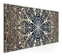 Tableau Imprimé "Feathers Brown Narrow" 50 x 150 cm Multicolore G