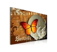 Tableau Imprimé "Fiery Butterfly & Full Moon" 60 x 90 cm