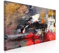 Tableau Imprimé "Fiery Rush Narrow" 50 x 150 cm Multicolore G