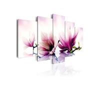 Tableau Imprimé "Fleurs Roses Magnolias" 100 x 200 cm