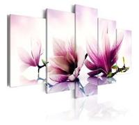 Tableau Imprimé "Fleurs Roses Magnolias" 100 x 200 cm Imprimé G