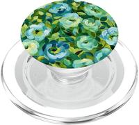 Tableau Imprimé Fleurs Vertes PopSockets PopGrip pour MagSafe