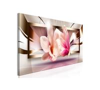 Tableau Imprimé "Flowers Outside the Frame Narrow" 45 x 135 cm Multicolore G