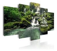 Tableau Imprimé "Forest Heaven" 50 x 100 cm Multicolore G