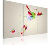 Tableau Imprimé "Formes & Couleurs" 80 x 120 cm Multicolore G