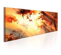 Tableau Imprimé "Golden Forest" 40 x 120 cm Multicolore G