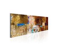 Tableau Imprimé "Golden Structure" 40 x 120 cm