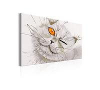 Tableau Imprimé "Grey Cat" 80 x 120 cm