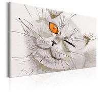 Tableau Imprimé "Grey Cat" 80 x 120 cm Multicolore G
