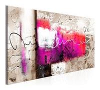 Tableau Imprimé "Hammer Pink Narrow" 40 x 120 cm Multicolore G