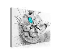 Tableau - Happy Look (1 Part) Wide Blue - 120x80 Artgeist (4785)