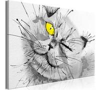 Tableau - Happy Look (1 Part) Wide Yellow - 90x60 Artgeist (4788)