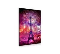 Tableau Imprimé "Happy New Year!" 80 x 120 cm Multicolore G