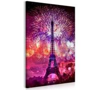 Tableau Imprimé "Happy New Year!" 80 x 120 cm Multicolore G